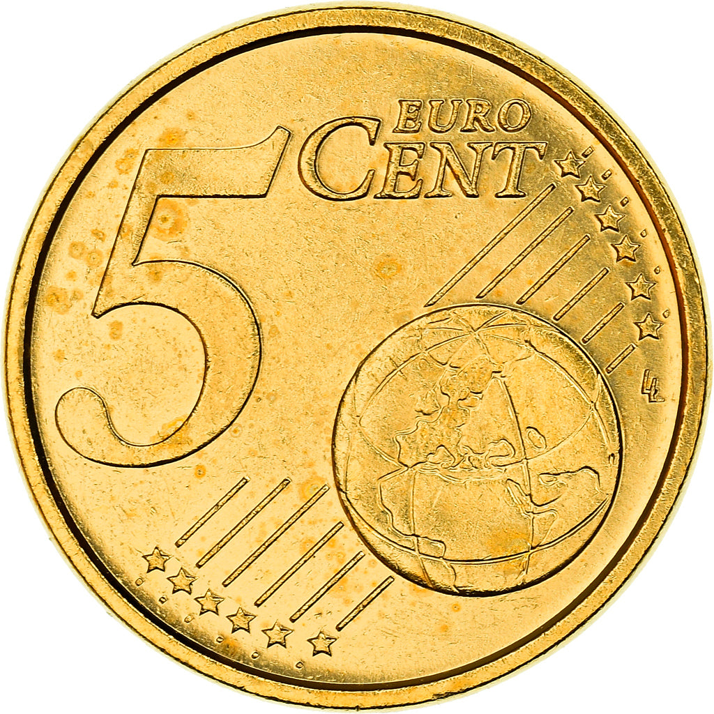 Itália, 5 Centimes, Flavius amphitheatre, 2006, golden, MS(63), Aço Cromado a