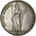 Monnaie, États italiens, LOMBARDY-VENETIA, 5 Lire, 1848, Milan, TTB+, Argent