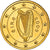 Irlanda, Euro, Celtic harp, 2009, golden, SC, Bimetálico