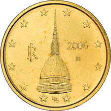 Italie, 2 Centimes, Mole Antonelliana, 2006, golden, SPL, Copper Plated Steel
