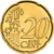 Italy, 20 Centimes, Boccioni's sculpture, 2006, golden, MS(63), Nordic gold