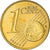 Slowakei, 1 Cent, Kriváň, 2009, golden, UNZ, Copper Plated Steel