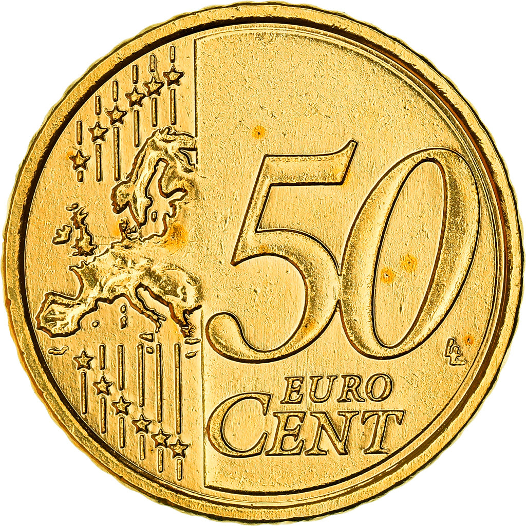 Slowakije, 50 Euro Cent, Bratislava Castle, 2009, golden, UNC-, Nordic gold