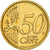 Slowakei, 50 Euro Cent, Bratislava Castle, 2009, golden, UNZ, Nordic gold