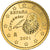 Spain, 50 Euro Cent, Miguel de Cervantes, 2001, golden, MS(63), Nordic gold