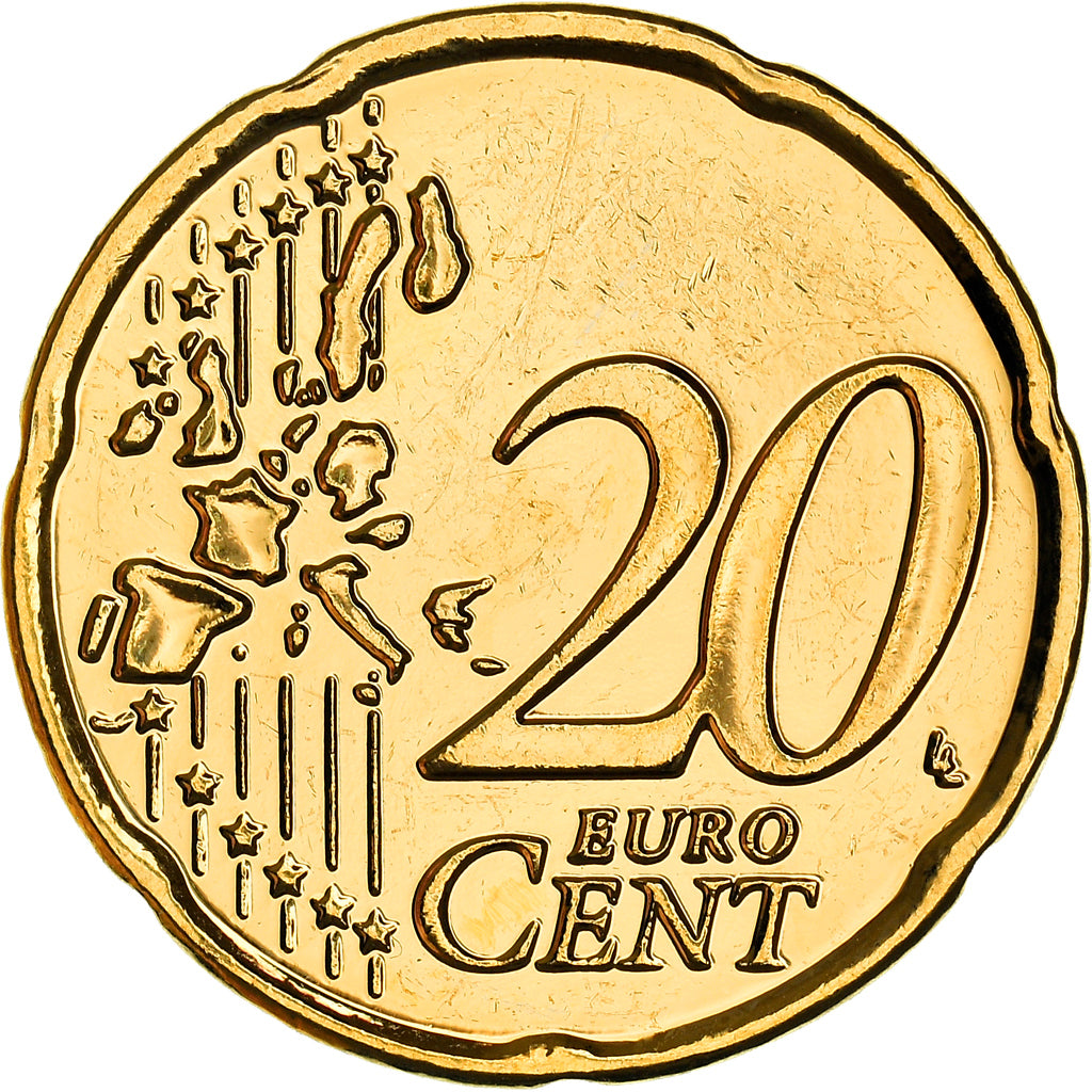 Grecia, 20 Euro Cent, Ioannis Capodistrias, 2005, golden, SPL, Nordic gold