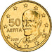 Grèce, 50 Euro Cent, Eleftherios Venizelos, 2005, golden, SPL, Or nordique