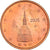 Włochy, 2 Euro Cent, The Mole Antonelliana, 2005, MS(64), Miedź platerowana
