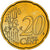 Włochy, 20 Euro Cent, Boccioni's sculpture, 2006, MS(64), Nordic gold