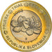 Eslovénia, 1 Euro, Essai 1 euro, 2003, Espécime, MS(64), Bimetálico