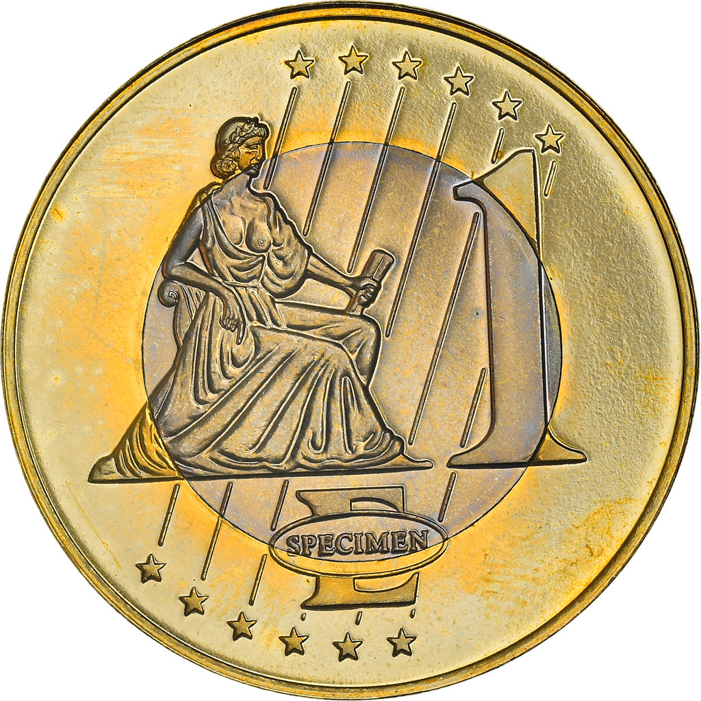 Slovénie, 1 Euro, Essai 1 euro, 2003, Specimen, SPL+, Bi-Metallic