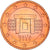 Malta, 2 Euro Cent, Mnajdra Temple Altar, 2008, UNZ+, Copper Plated Steel