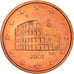 Italy, 5 Euro Cent, The Flavius amphitheatre, 2002, MS(64), Copper Plated Steel