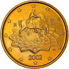 Italien, 50 Euro Cent, The Equestrian Statue of Marcus Aurelius, 2002, UNZ+