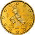 Itália, 20 Euro Cent, Boccioni's sculpture, 2006, MS(64), Nordic gold