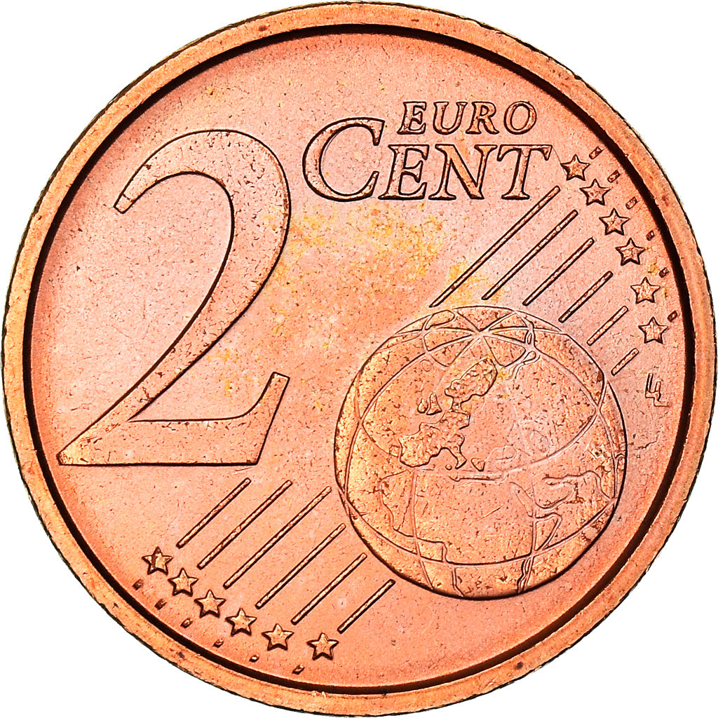 Włochy, 2 Euro Cent, The Mole Antonelliana, 2007, MS(64), Miedź platerowana