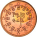 Portugal, 5 Euro Cent, The first royal seal of 1134, 2007, MS(64), Copper Plated
