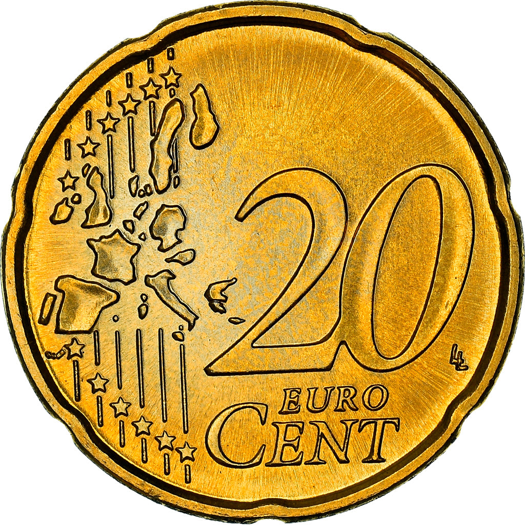 Portugal, 20 Euro Cent, The second royal seal of 1142, 2006, MS(64), Nordic gold