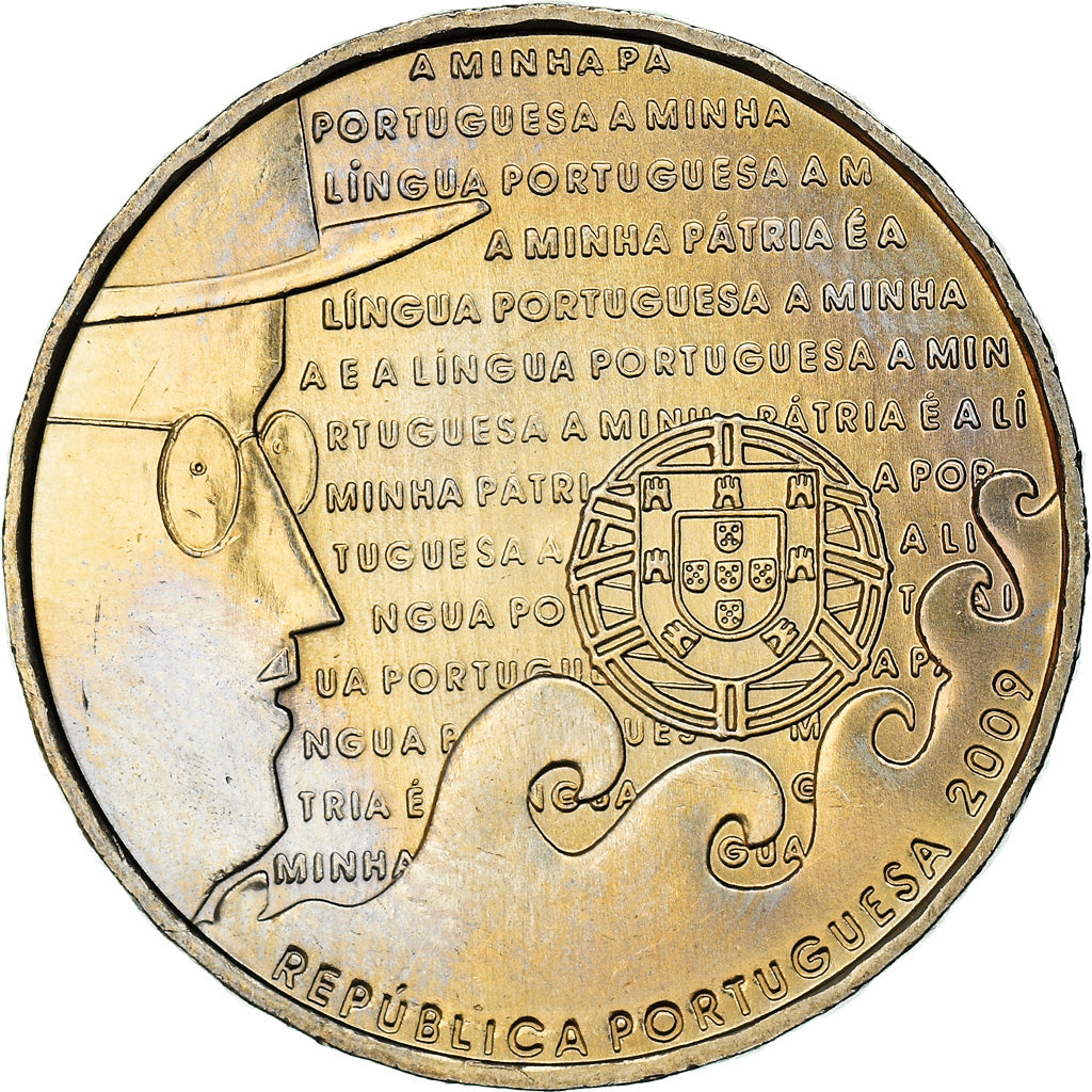 Portugal, 2-1/2 Euro, Essai 2 euros, 2009, Specimen, SPL+, Bi-Metallic