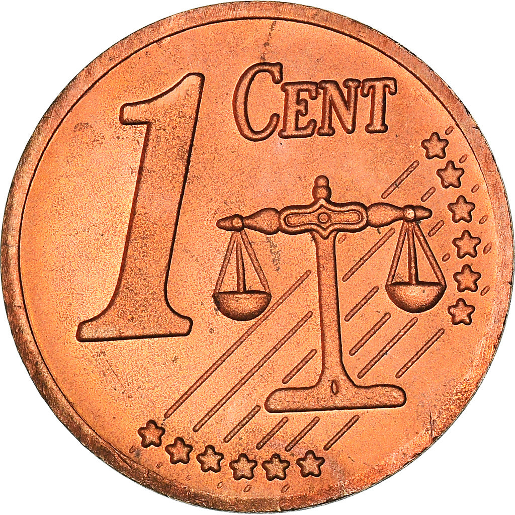 United Kingdom, Euro Cent, Essai, 2003, unofficial private coin, UNZ+, Copper