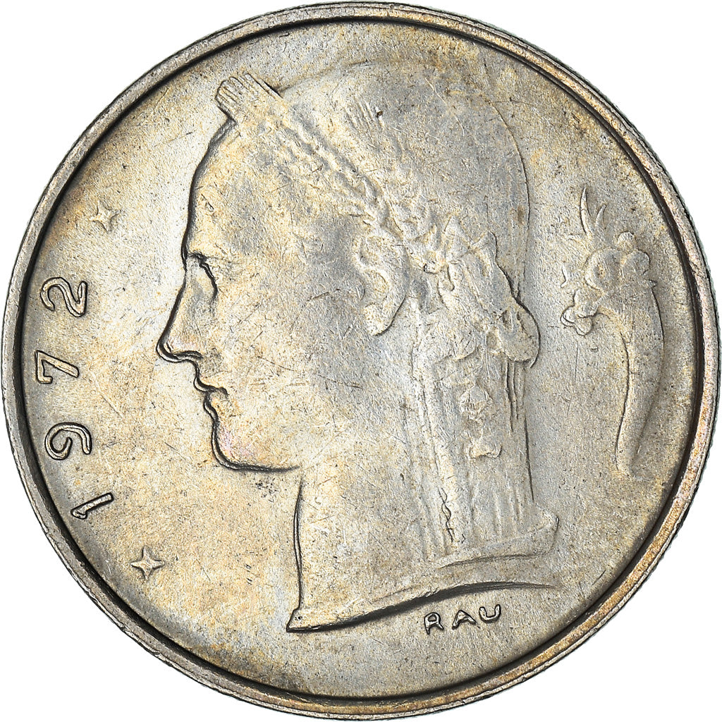 Coin, Belgium, Franc, 1972, AU(50-53), Copper-nickel, KM:142.1