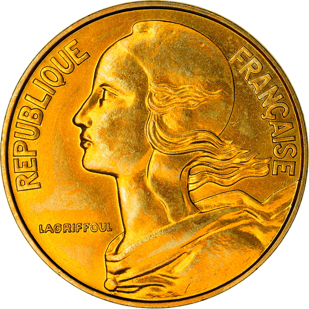 Munten, Frankrijk, Marianne, 20 Centimes, 1980, Paris, FDC, FDC