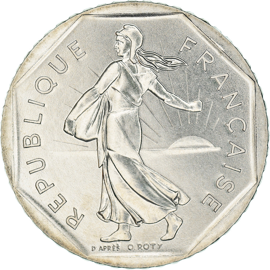 Coin, France, Semeuse, 2 Francs, 1982, FDC, MS(65-70), Nickel, KM:942.1