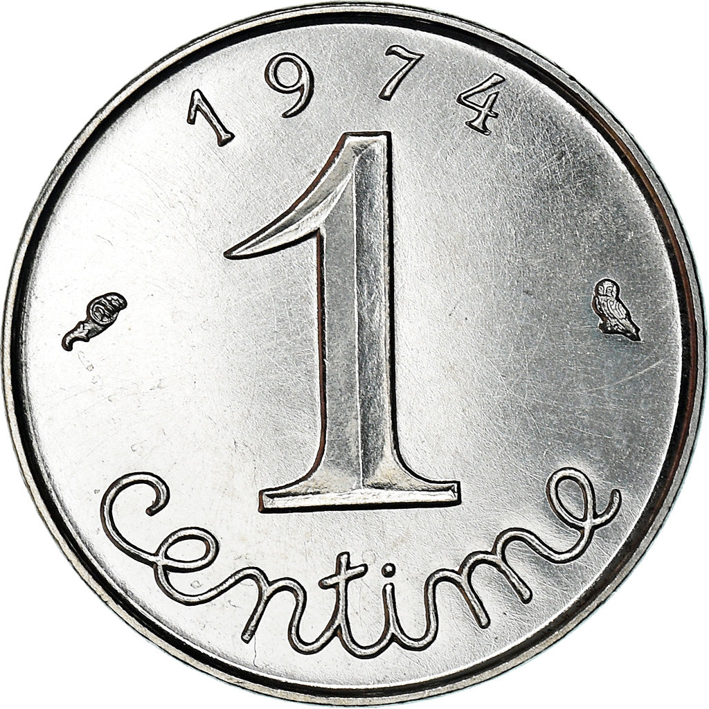 Münze, Frankreich, Épi, Centime, 1974, Paris, FDC, STGL, Stainless Steel