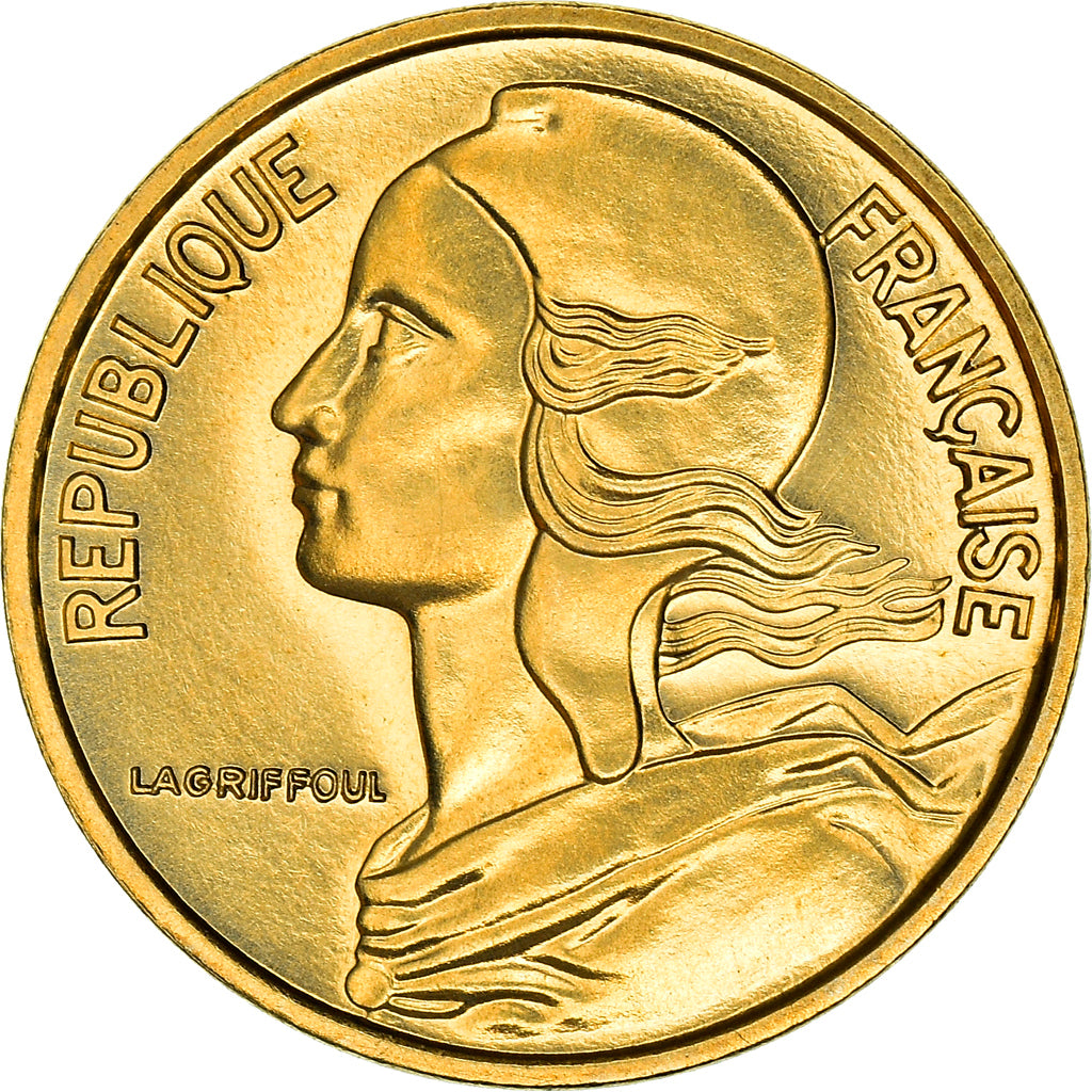 Coin, France, Marianne, 5 Centimes, 1974, Paris, FDC, MS(65-70)