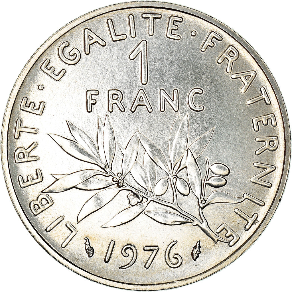 Monnaie, France, Semeuse, Franc, 1976, Paris, FDC, FDC, Nickel, KM:925.1