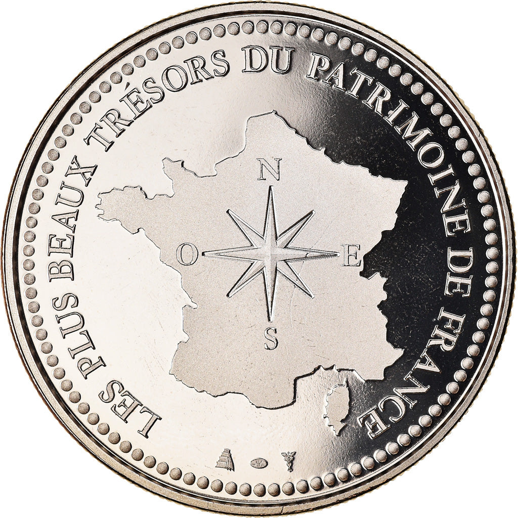 France, Medal, Cathédrale Notre-Dame de Paris, MS(65-70), Copper-nickel