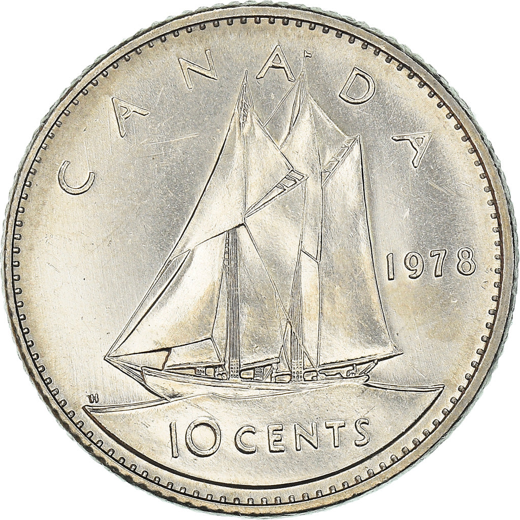 Monnaie, Canada, Elizabeth II, 10 Cents, 1978, Royal Canadian Mint, Ottawa, SPL