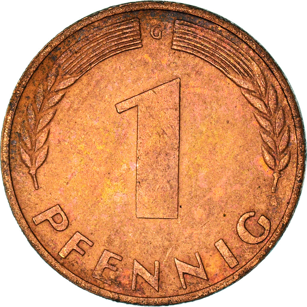 Moneda, ALEMANIA - REPÚBLICA FEDERAL, Pfennig, 1950, Berlin, MBC, Cobre chapado