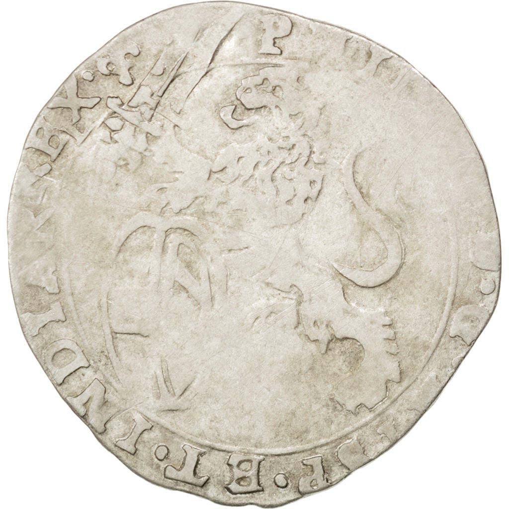 Coin, Spanish Netherlands, Flanders, Escalin, 1623, Bruges, VF(30-35), Silver