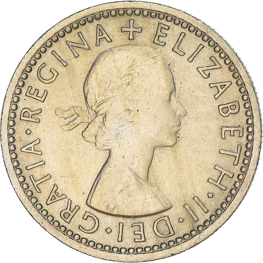Moneta, Gran Bretagna, Elizabeth II, 6 Pence, 1954, SPL-, Rame-nichel, KM:903