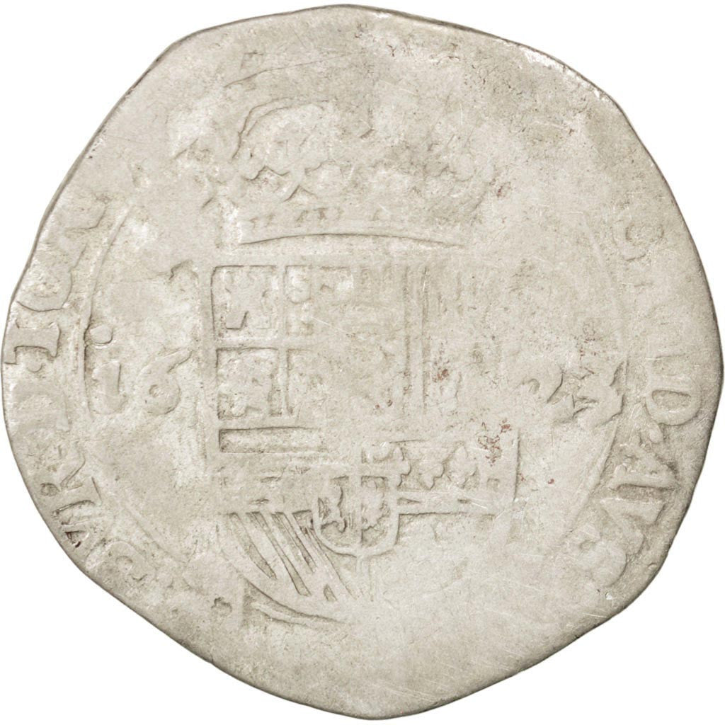 Monnaie, Pays-Bas espagnols, TOURNAI, Escalin, 6 Sols, 1623, Tournai, TB