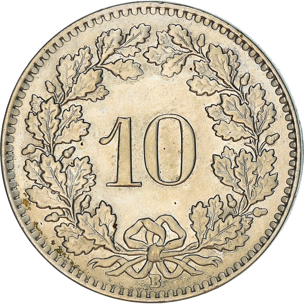 Moneta, Svizzera, 10 Rappen, 1964, Bern, SPL-, Rame-nichel, KM:27