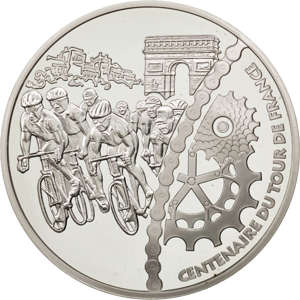 Coin, France, 1-1/2 Euro, 2003, MS(65-70), Silver, KM:1322