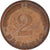 Coin, GERMANY - FEDERAL REPUBLIC, 2 Pfennig, 1975, EF(40-45), Copper Plated