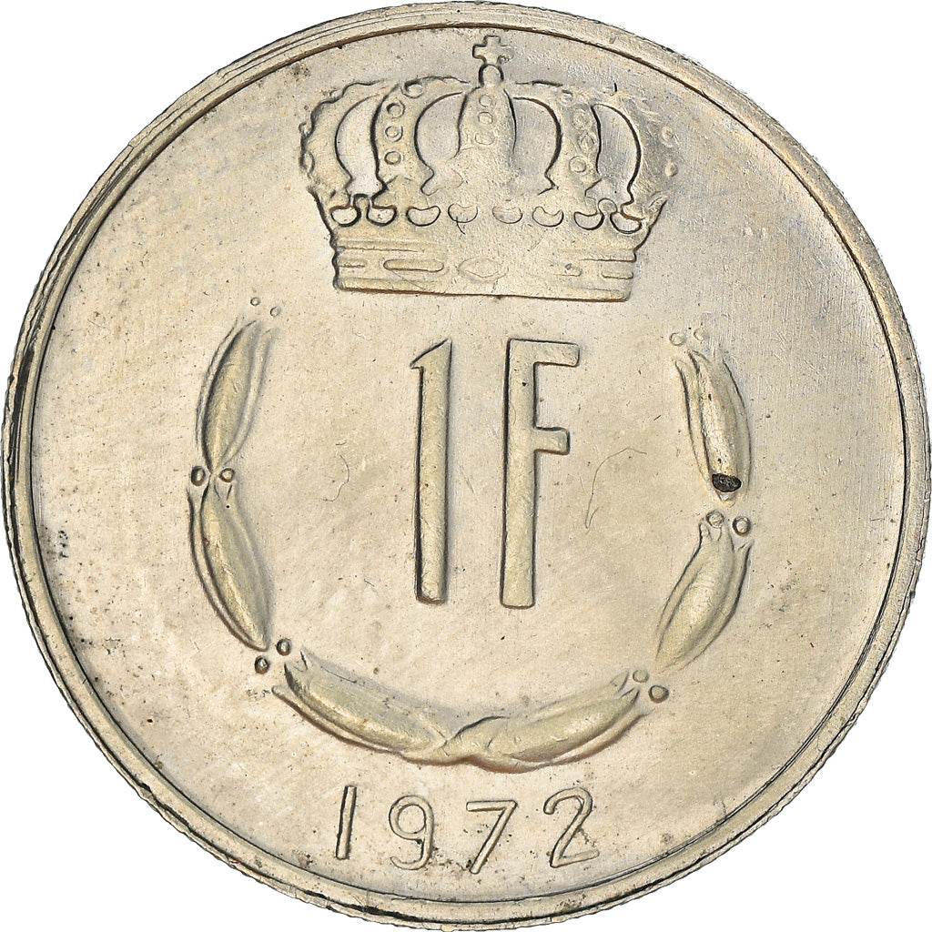 Moneda, Luxemburgo, Jean, Franc, 1972, EBC, Cobre - níquel, KM:55