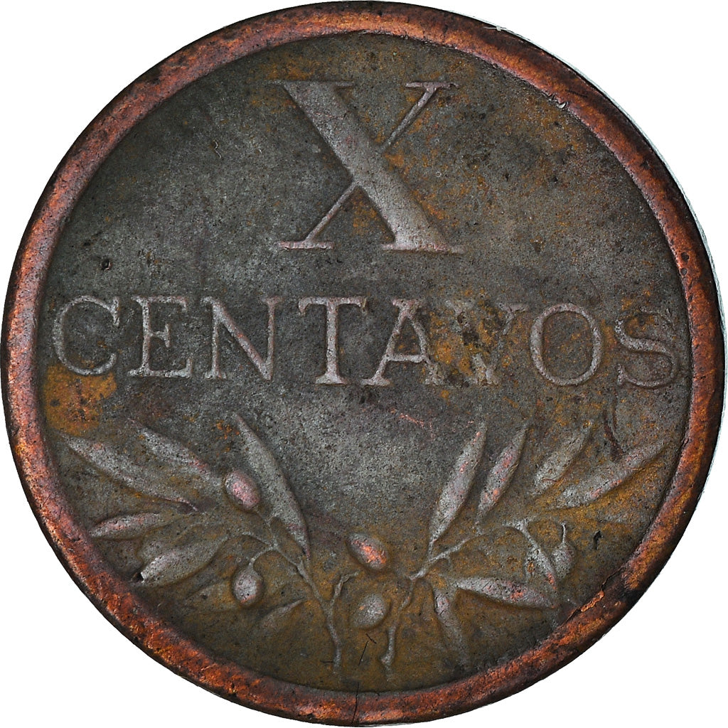 Coin, Portugal, 10 Centavos, 1960, VF(20-25), Bronze, KM:583