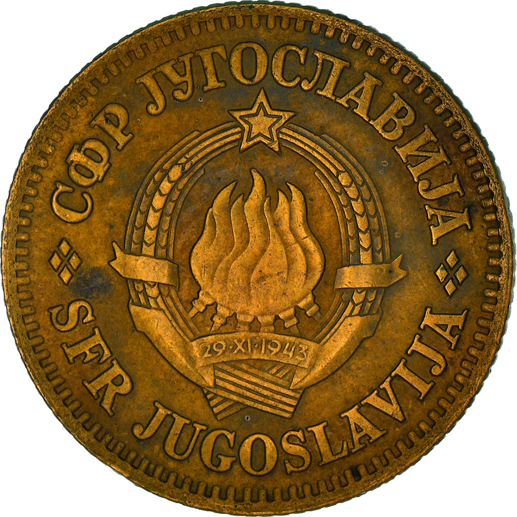 Moneda, Yugoslavia, 10 Para, 1974, MBC, Latón, KM:44