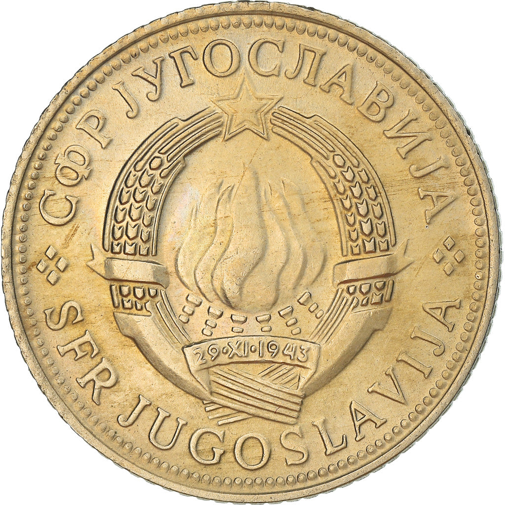 Monnaie, Yougoslavie, 5 Dinara, 1972, SUP, Copper-Nickel-Zinc, KM:58
