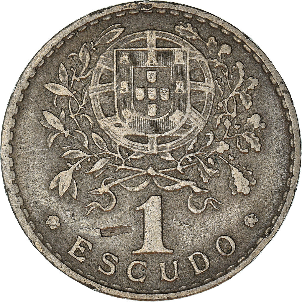 Coin, Portugal, Escudo, 1940, EF(40-45), Copper-nickel, KM:578