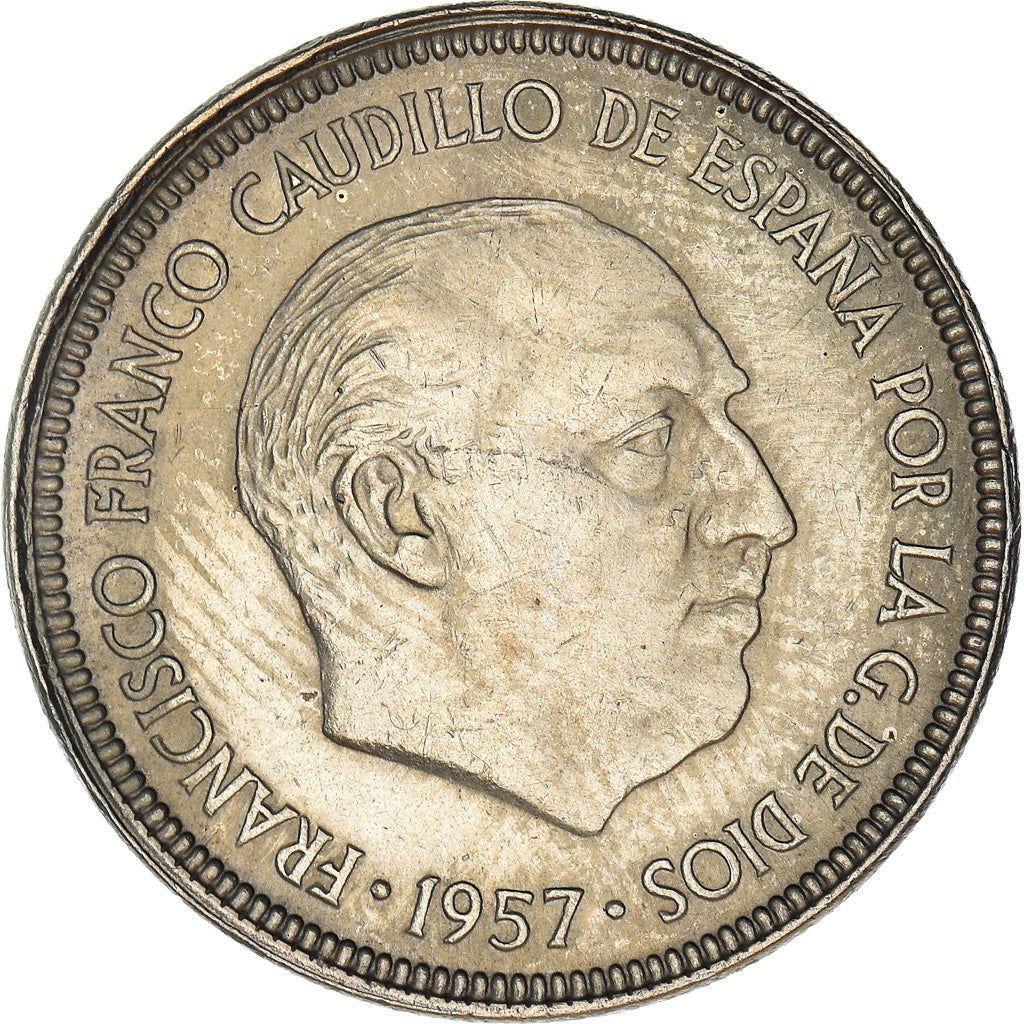Münze, Spanien, Caudillo and regent, 5 Pesetas, 1962, SS+, Kupfer-Nickel