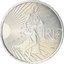 France, 10 Euro, 2009, Semeuse, MS(63), Silver