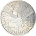 France, 10 Euro, Haute Normandie, 2010, MS(63), Silver