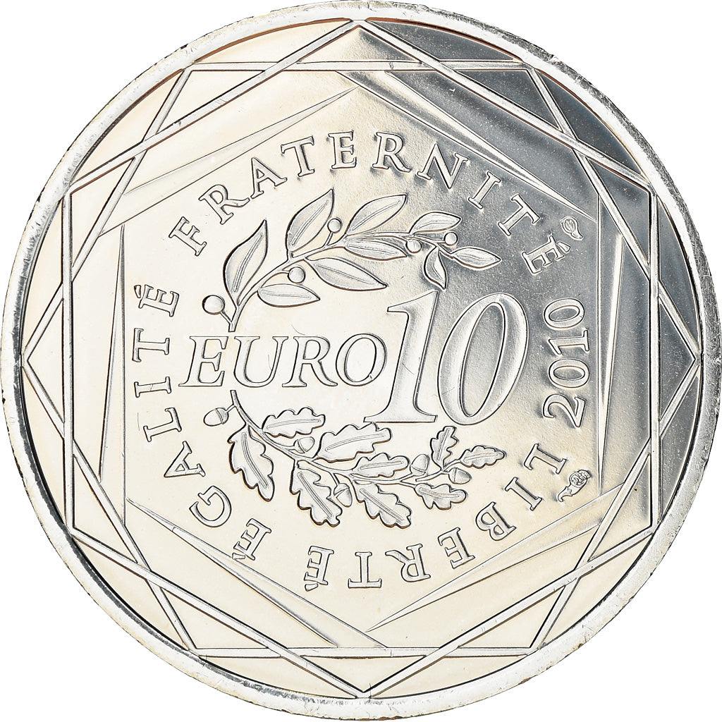 Frankreich, 10 Euro, Haute Normandie, 2010, UNZ, Silber