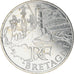 France, 10 Euro, Bretagne, 2011, MS(63), Silver