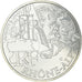 France, 10 Euro, Rhône Alpes, 2012, SPL, Argent